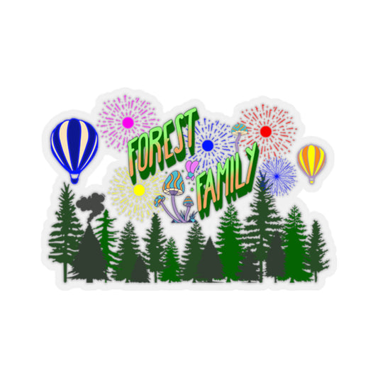 Forest Family Kiss-Cut Stickers