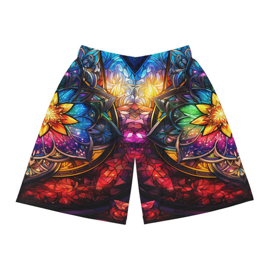 Stained Glass Basketball Shorts
